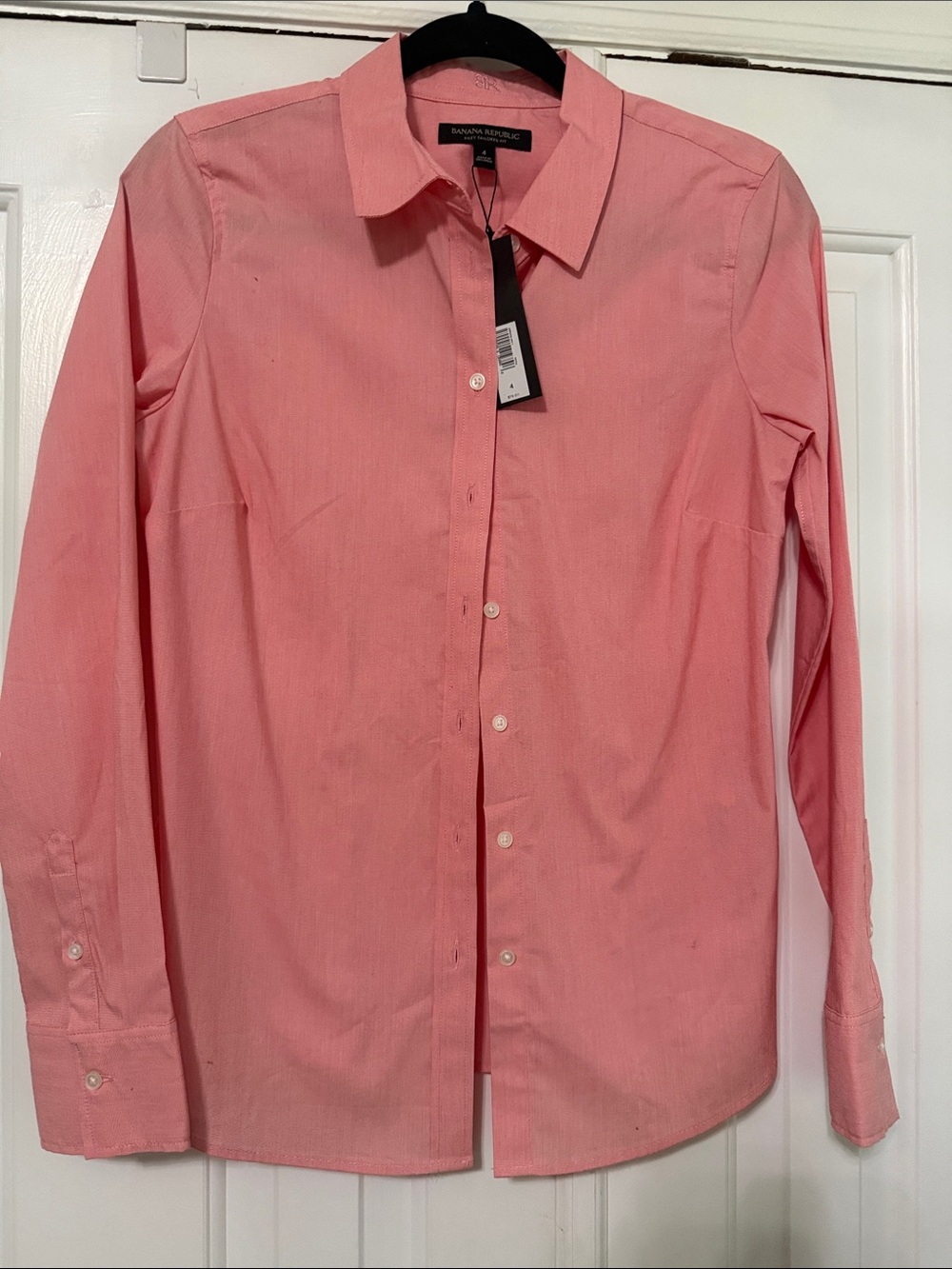 Banana Republic Coral-Pink Dress Shirt